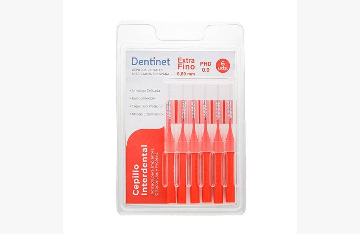 ¡Última oportunidad! Pack de cepillos Interdentales Extra Finos 0.50 mm Dentinet a precio récord