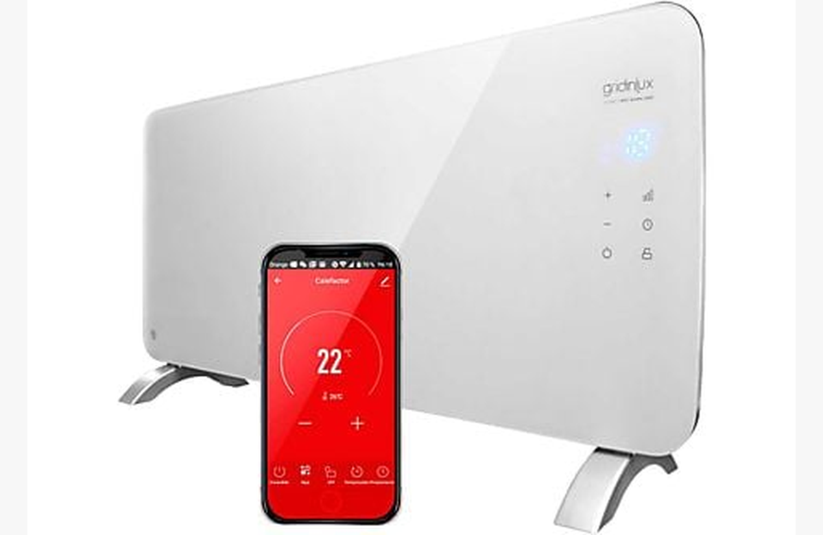 Consigue el máximo confort en tu hogar con el radiador eléctrico Gridinlux de 2000W y control desde tu smartphone