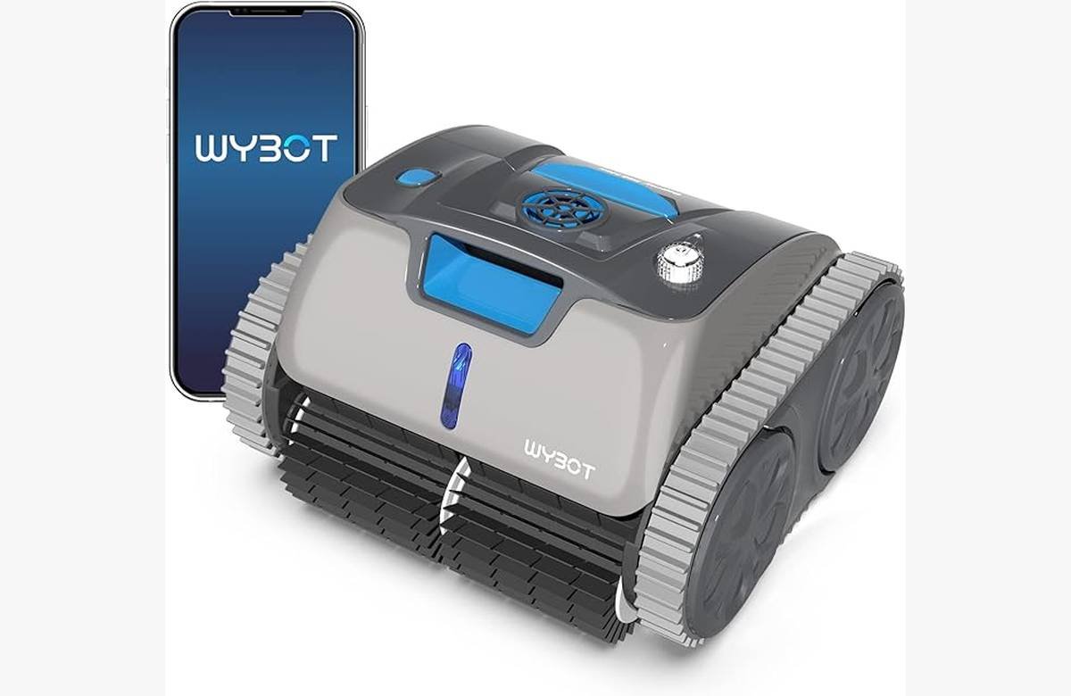 ¡Limpieza sin esfuerzo en tu piscina! Robot de Piscina WYBOT con control por app y 15000 mAh de duración ¡Descuento de 300€ con cupón aplicado!