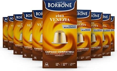 ¡Ahorra y disfruta de la excelencia en tu taza con el maxi pack de 100 cápsulas de café Borbone Mezcla para Nespresso!