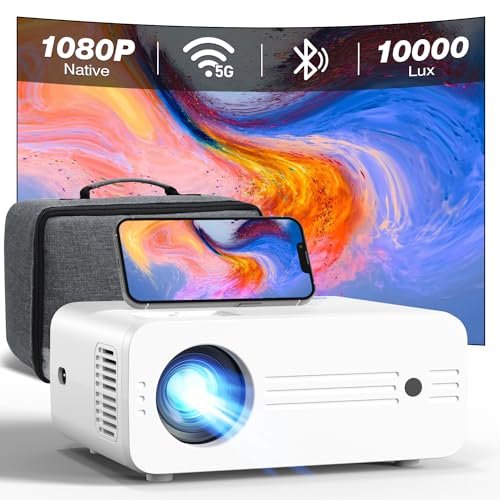 ¡Aprovecha el mejor precio online para el proyector wifi 5G con 1000 lúmenes y FHD 1080P!