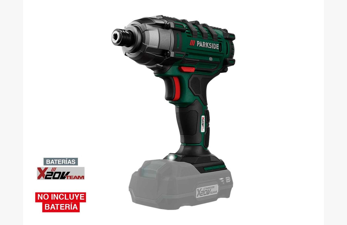¡Ahorra en grande con esta Atornilladora de impacto recargable Parkside!