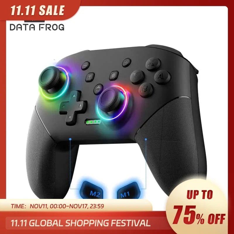Aprovecha el increíble precio de este mando inalámbrico para Nintendo Switch OLED con 600mAh y función turbo