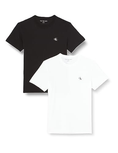 ¡Ahorra al máximo con el pack de 2 camisetas Calvin Klein de manga corta para hombre!