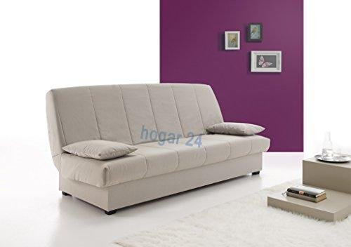 ¡Ahorra espacio y dinero con el sofá cama Clic Clac con arcón de almacenaje de Hogar 24!