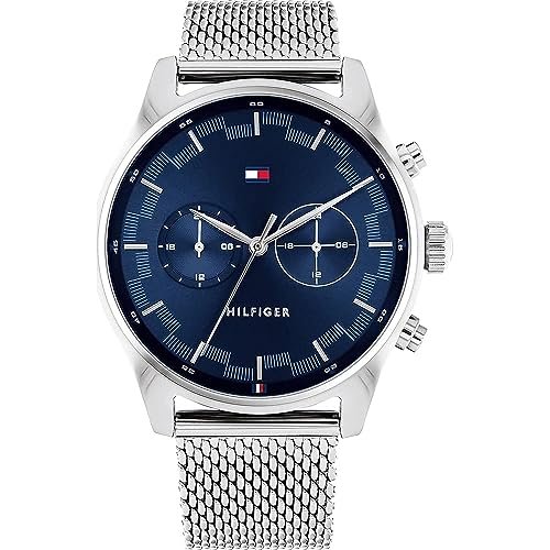 ¡Aprovecha ahora el increíble descuento en el reloj Tommy Hilfiger para hombre con correa de acero inoxidable!