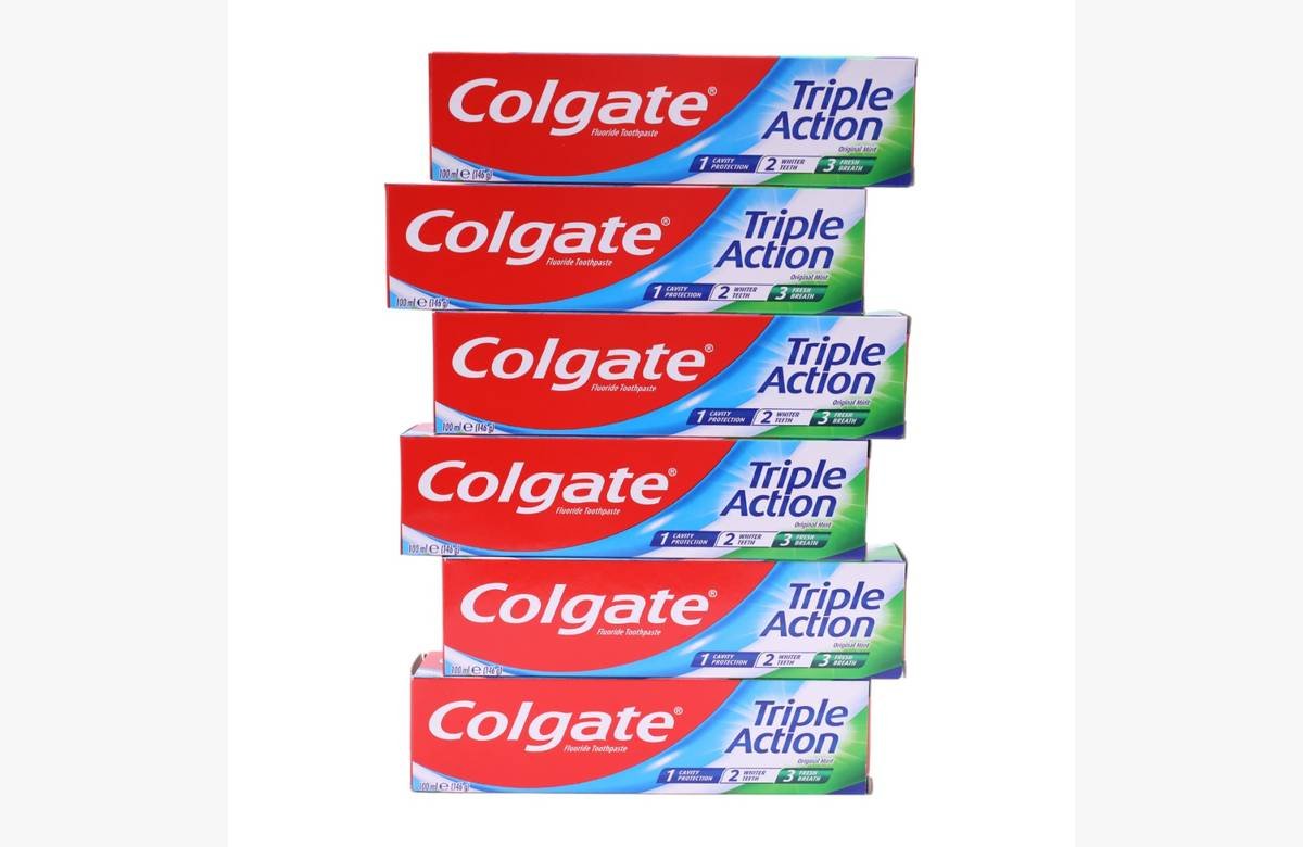 Lleva a casa el chollo del año: Pack de 6 pastas dentales Herbal Colgate, ¡triple acción a precio único!