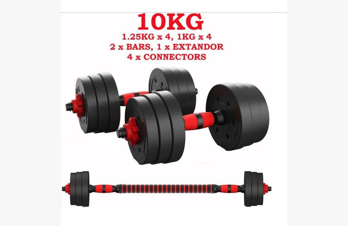 Potencia increíble en un solo conjunto de halteres ajustables, hasta 50 kg. ¡No te lo pierdas!