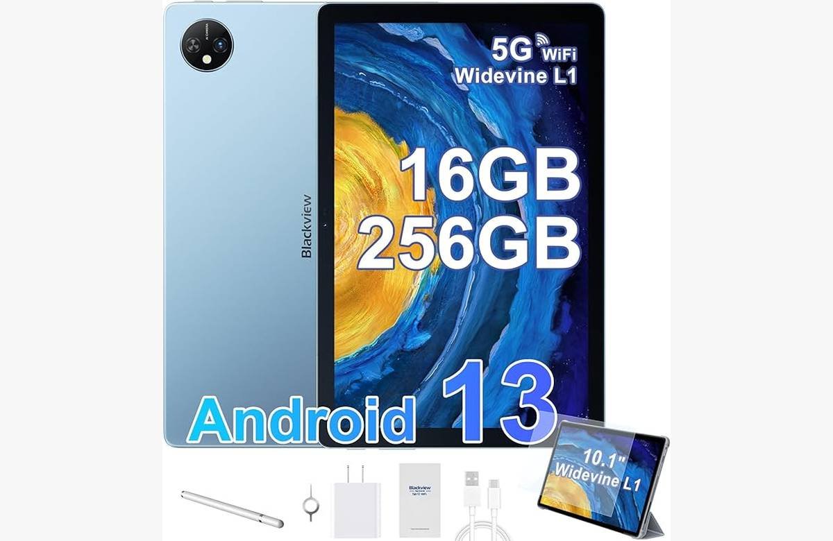¡Consigue la última tablet Blackview con un descuento del 32%, perfecta para trabajar, estudiar y entretenerte!