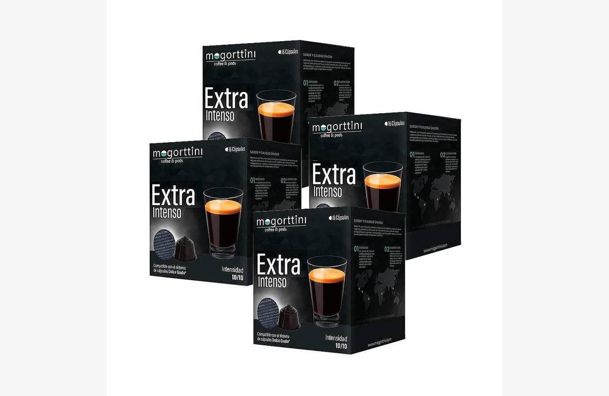 ¡No te pierdas esta increíble oferta! Cápsulas Mogorttini extra intensas para Dolce Gusto con descuento inigualable. ¡Compra ahora!