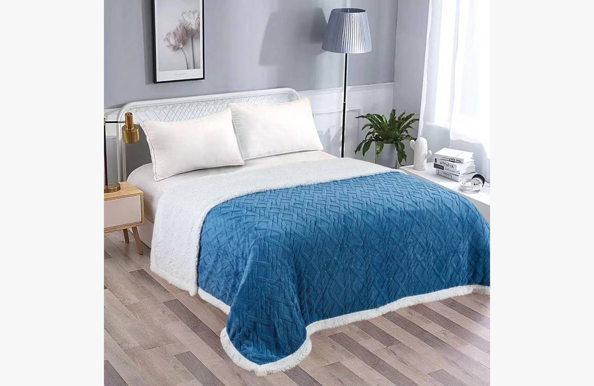 ¡Manta de Borreguito Sherpa: La Comodidad Absoluta para tus Noches de Invierno!
