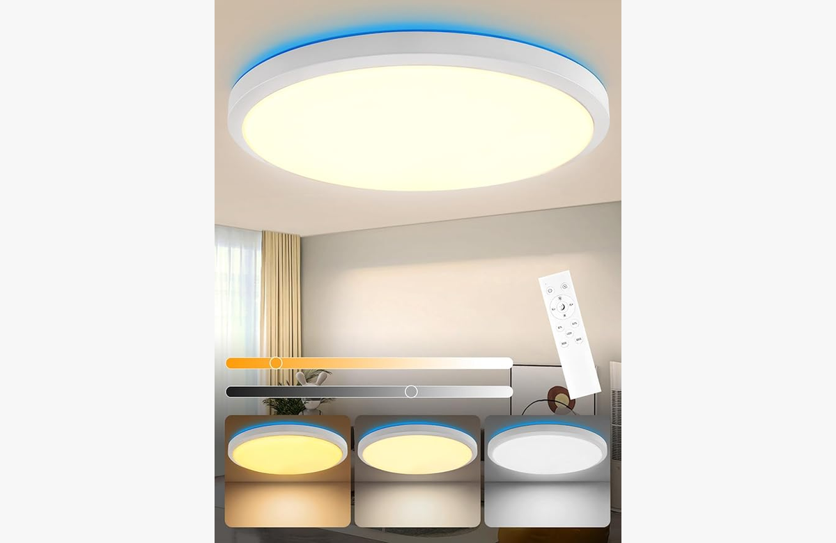 ¡Plafón LED regulable: luz perfecta para tus ambientes acogedores!