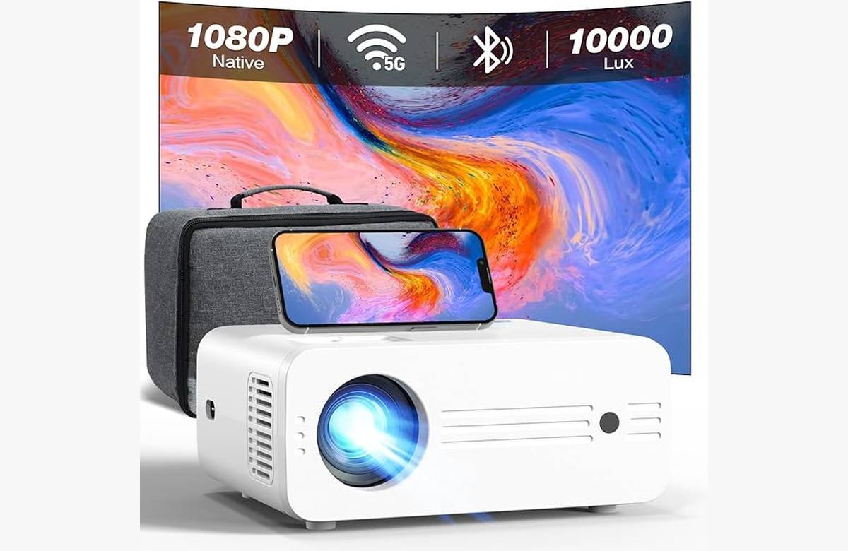 ¡Convierte tu hogar en un cine inigualable con este Proyector WiFi Bluetooth 5G! Pantalla de hasta 300” en Full HD 1080P y 10000 Lumens. Ahorra un 12% con la imperdible oferta en la web.