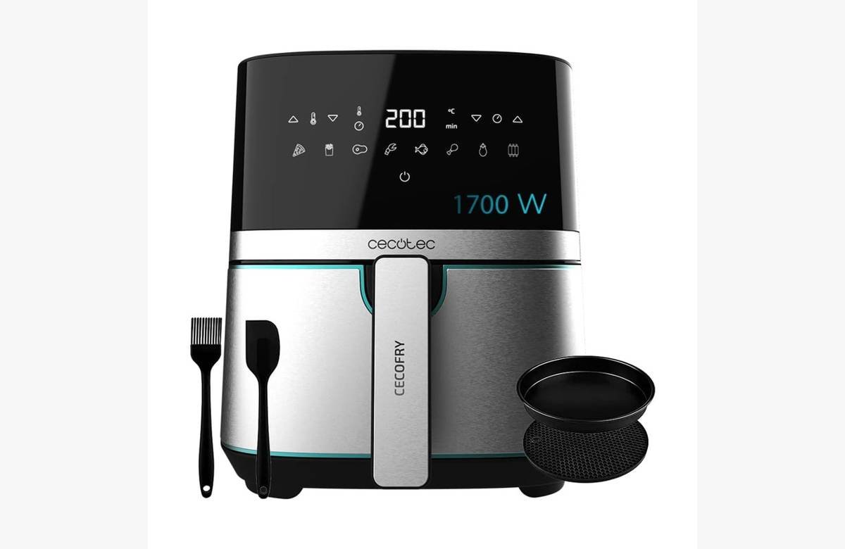 Cocina sin aceite de forma profesional: oferta de Freidora de Aire Cecotec Cecofry Full Inox 5500 Pro, ¡no te la pierdas!