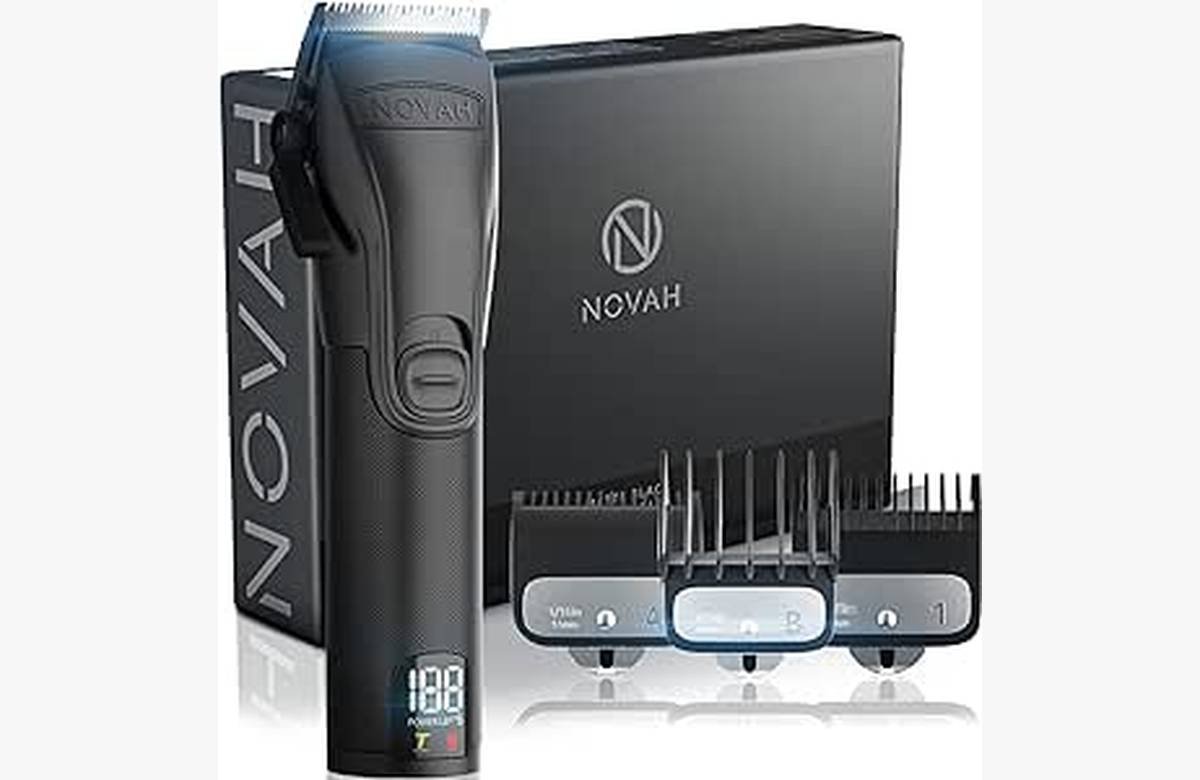 ¡Ahorra un 50% en el kit de corte inalámbrico Novah y consigue un corte de pelo perfecto!