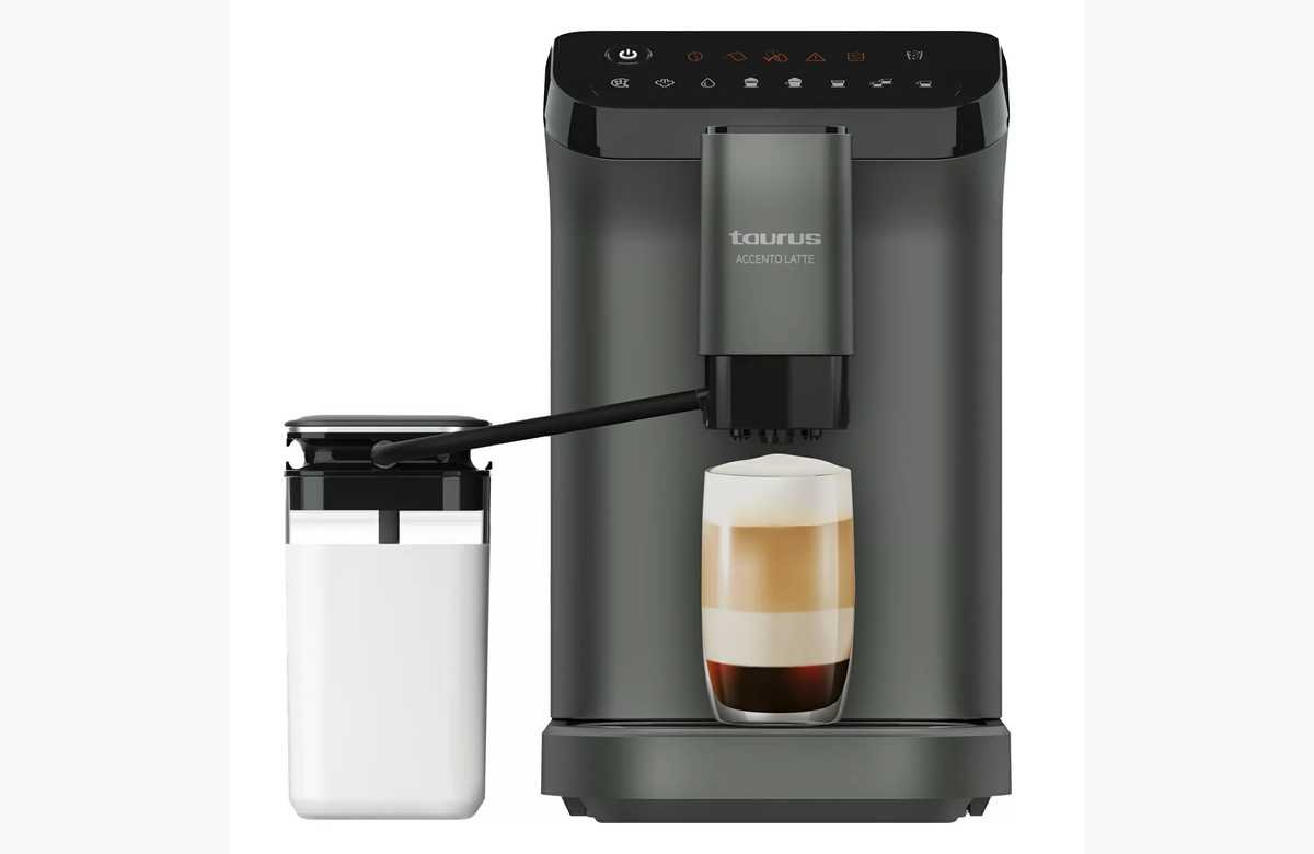 ¡Sorprende tus sentidos con la Cafetera Taurus! Disfruta del espresso y capuchino perfecto, con un sabor potente y limpieza automática