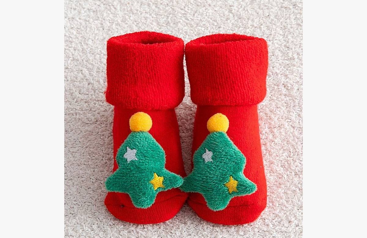 Garantía de comodidad y seguridad: Calcetines estampados antideslizantes para niños