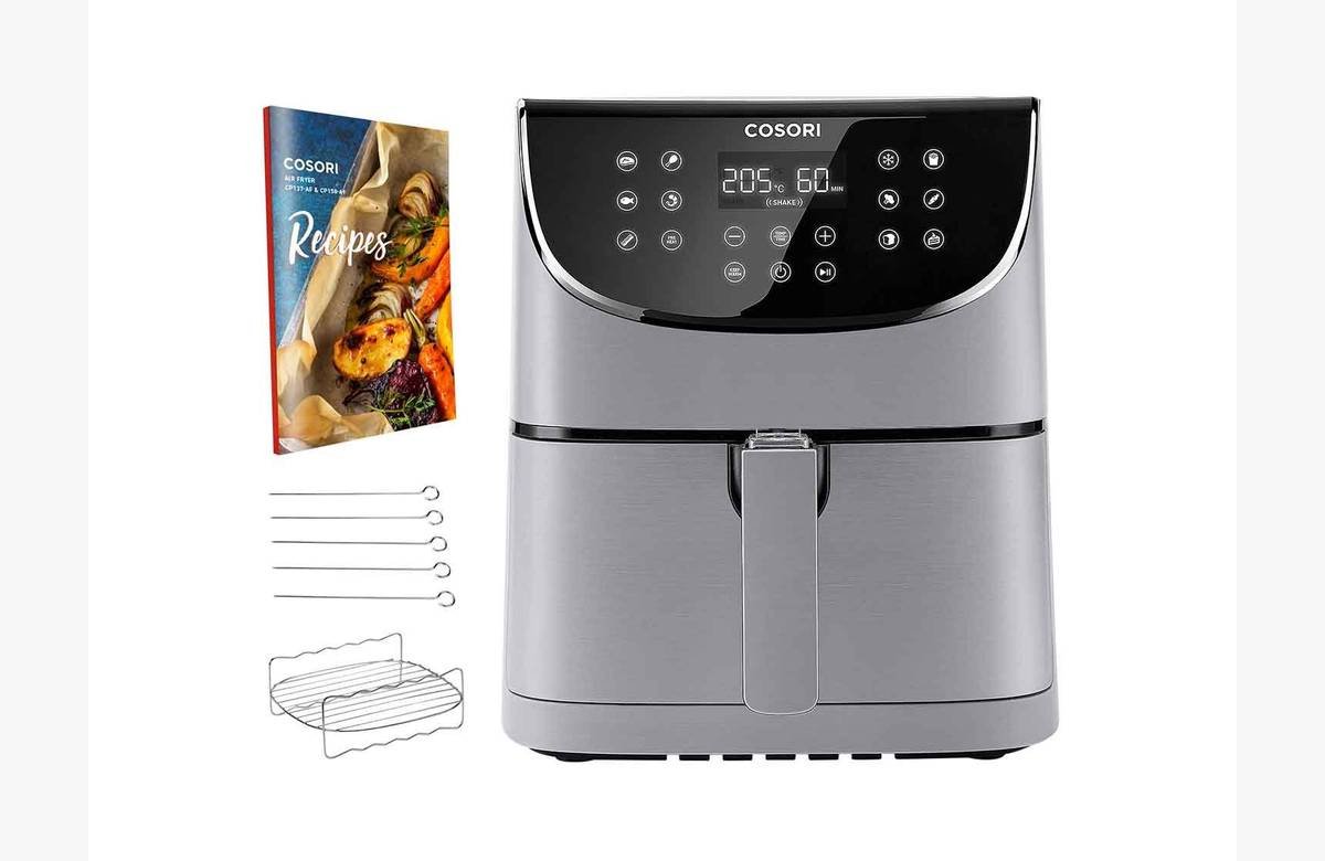 Nunca más te preocupes por las calorías: Freidora de aire Cosori 5,8L y 1700W en oferta irresistible