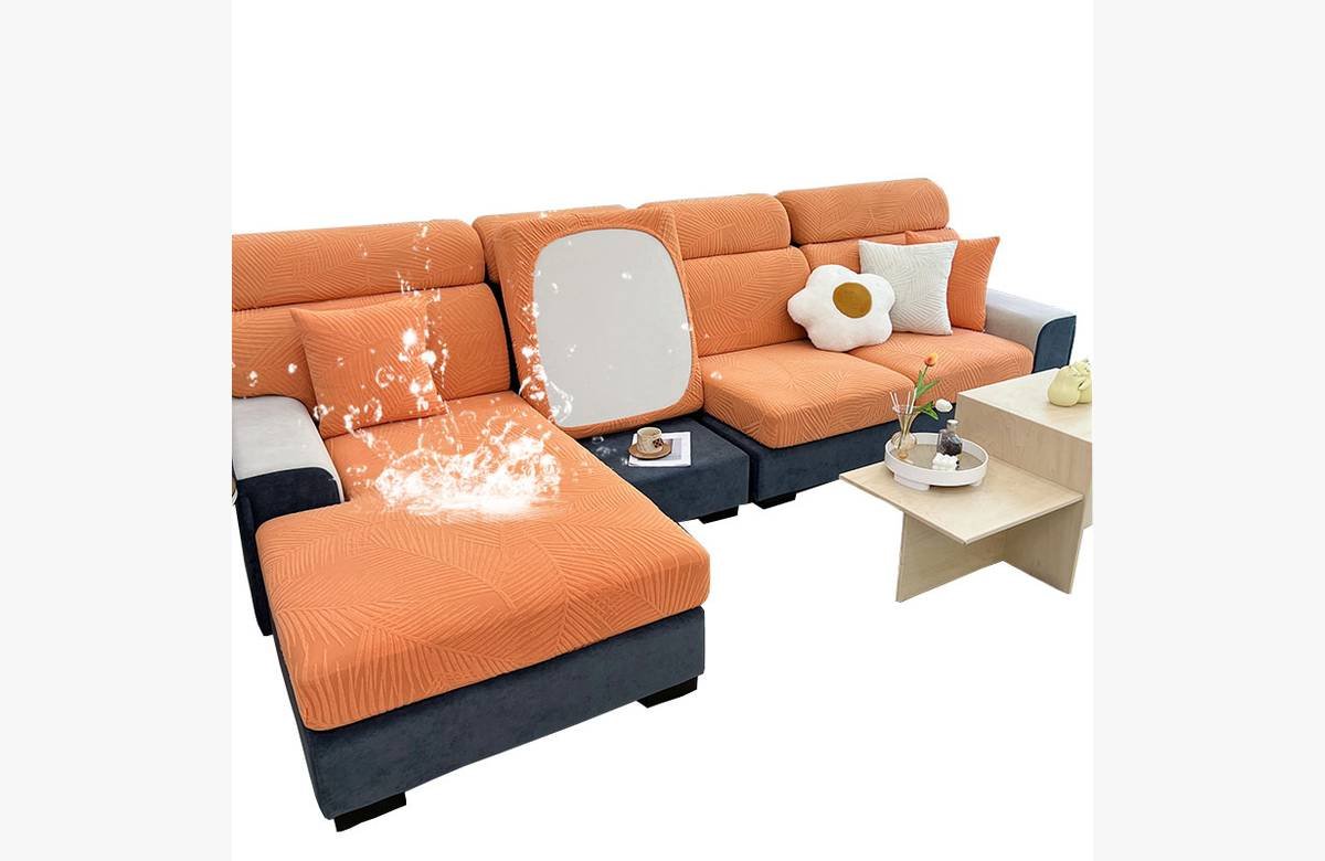 Protege tus muebles con estilo: Funda de Cojín de Asiento Jacquard Resistente al Agua