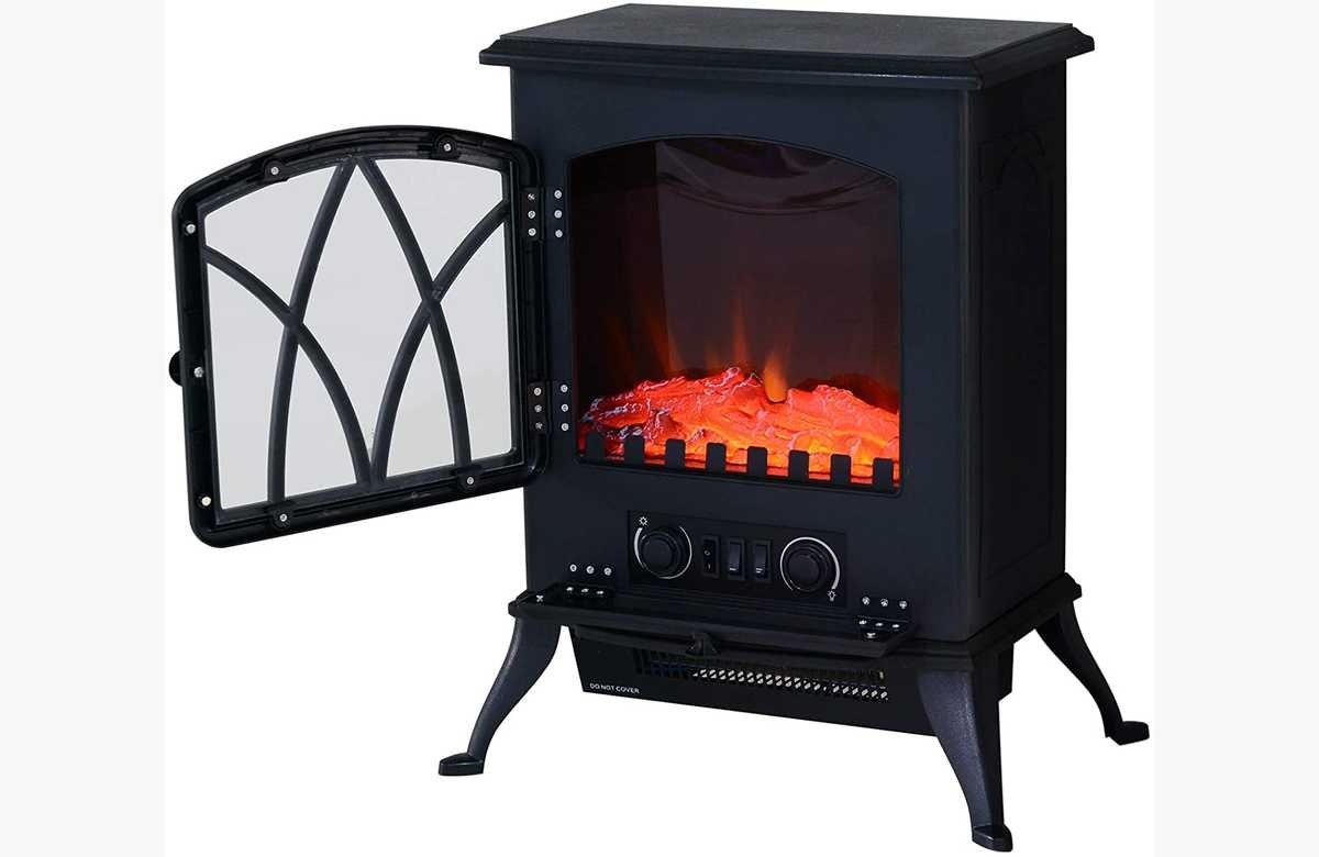 ¡Consigue un ambiente cálido y acogedor con la Chimenea Eléctrica HOMCOM!