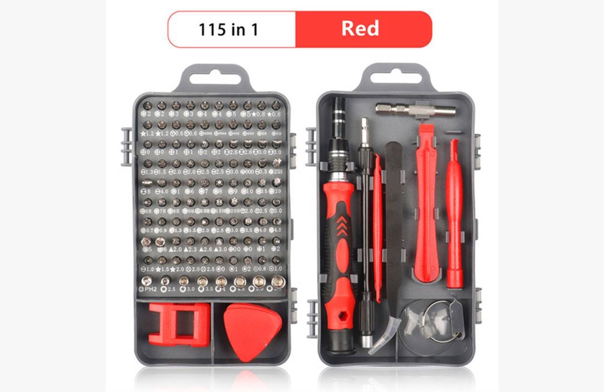 ¡Repara tus dispositivos con el kit de destornilladores 130 en 1 y ahorra como nunca!