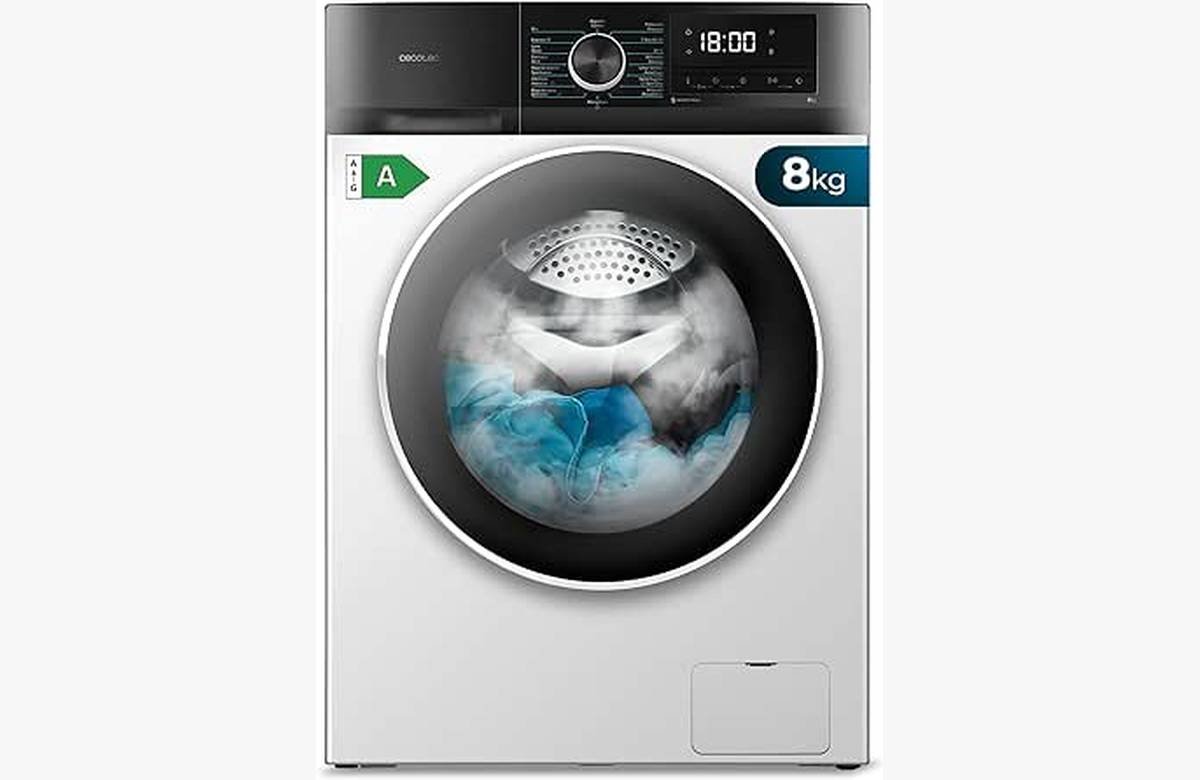 ¡Ahorra ahora en tu lavadora de carga frontal con motor inverter plus de 8Kg!
