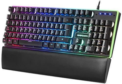 ¡Ilumina tus partidas con el teclado gaming Marsgaming y sus 13 modos RGB y Halo!