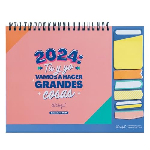 ¡No te pierdas el descuento del 50% en el calendario de sobremesa Mr Wonderful 2024!