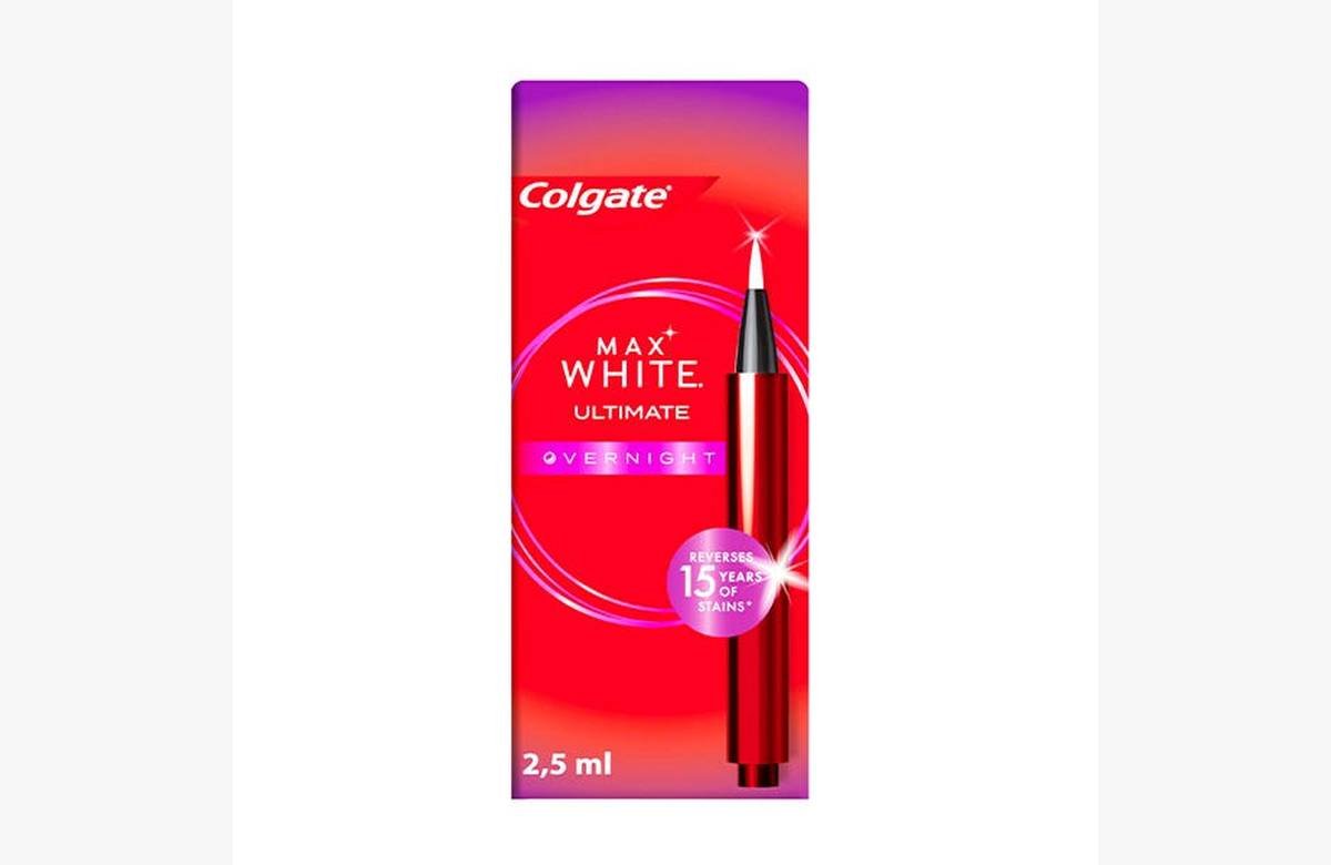 ¡Consigue una sonrisa deslumbrante al despertar con el Pincel Blanqueador Nocturno Colgate Max White Ultimate Overnight!