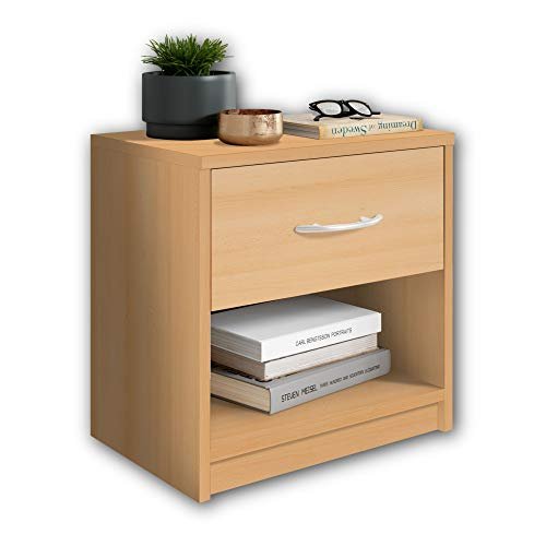 ¡Sorprendente oferta en una mesita de noche con cajón!