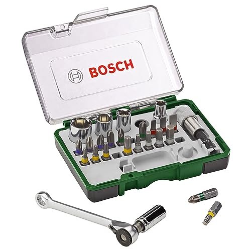 ¡Ahorra grandes $$$ con este maletín de herramientas Bosch de 27 unidades para tus proyectos!