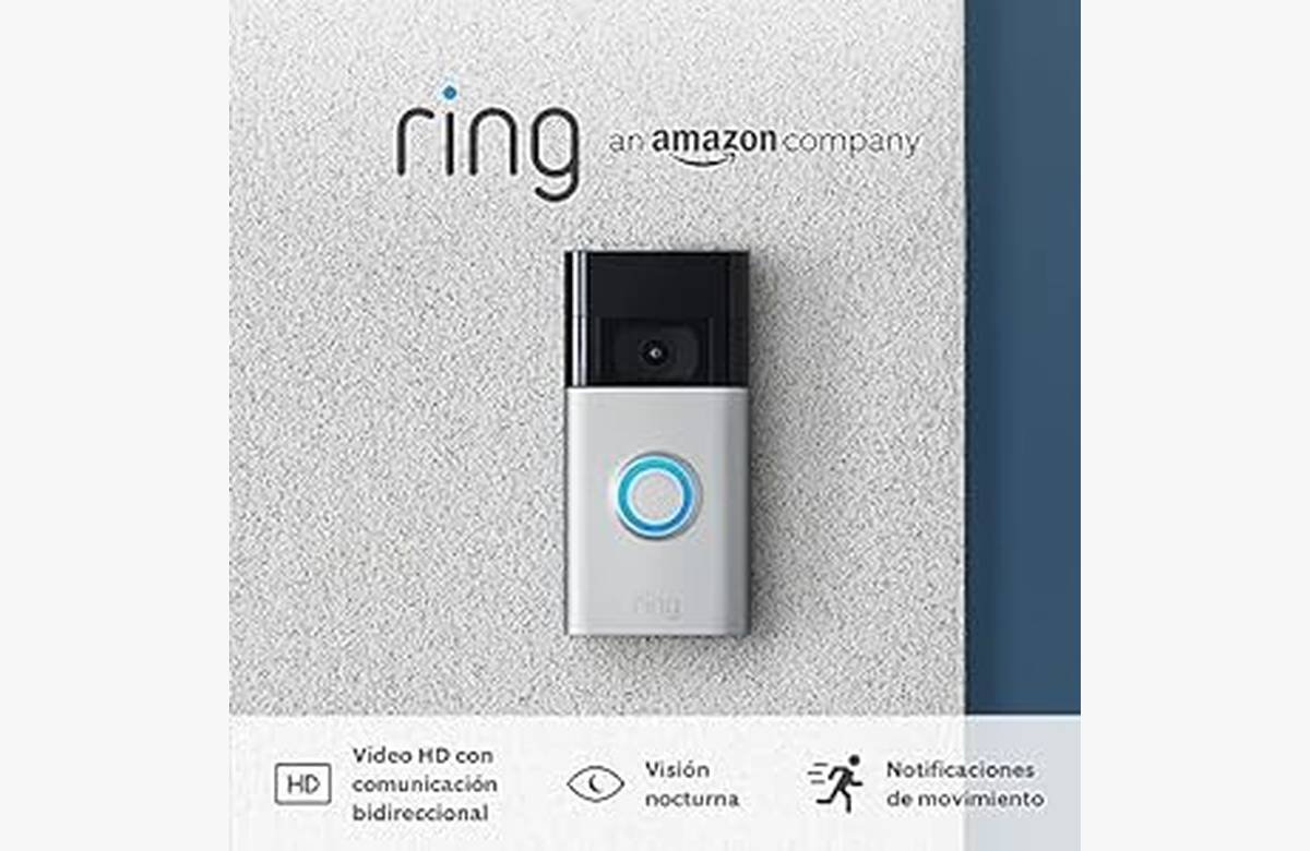 ¡No te pierdas la oportunidad de proteger tu hogar con el Ring Video Doorbell de Amazon! Vídeo HD 1080p, detección de movimiento avanzada e instalación fácil