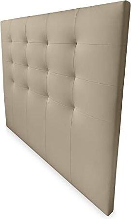 ¡Aprovecha el descuento único en este lujoso cabecero acolchado de polipiel de 145x120cm!