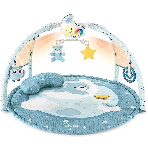 ¡Tu bebé merece lo mejor! Aprovecha este increíble precio en el gimnasio de bebé 3 en 1 Chicco con proyector de estrellas y luz nocturna.