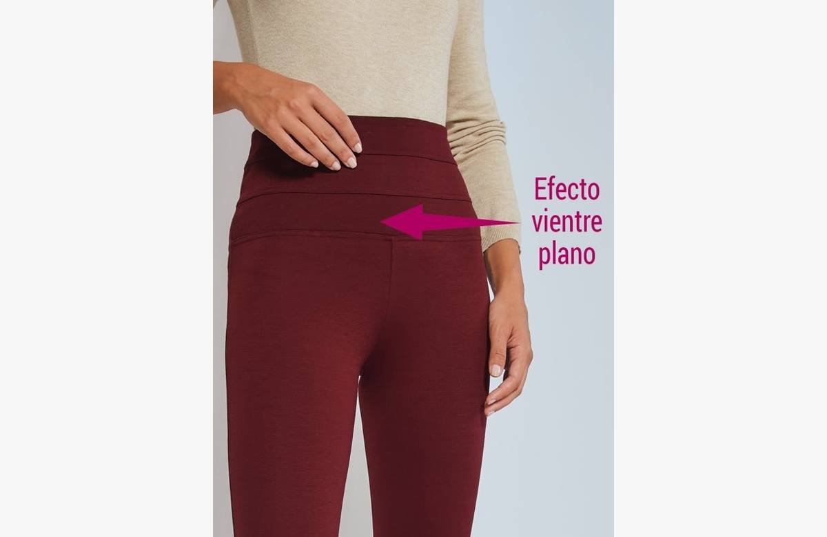¡Consigue un vientre plano y sexy al instante con el tregging elástico push up!