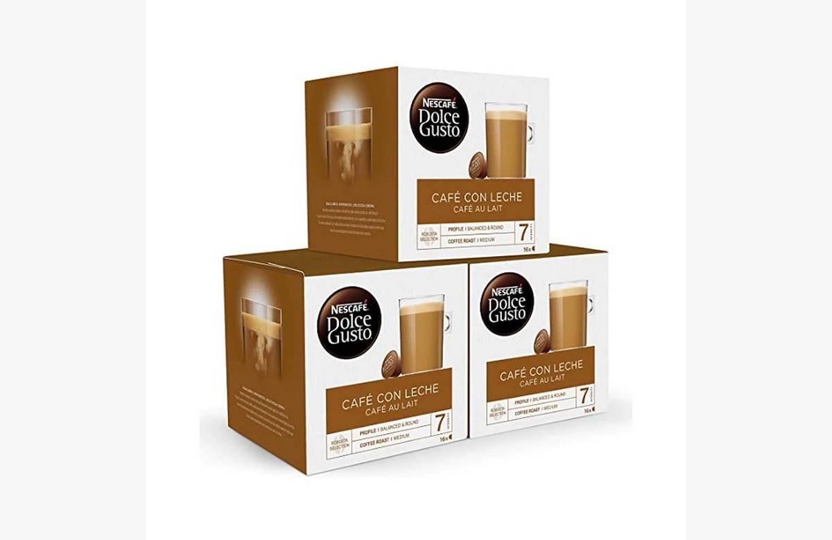 ¡Descubre el secreto para disfrutar de un café perfecto con el pack de 48 cápsulas de Café con Leche Dolce Gusto!