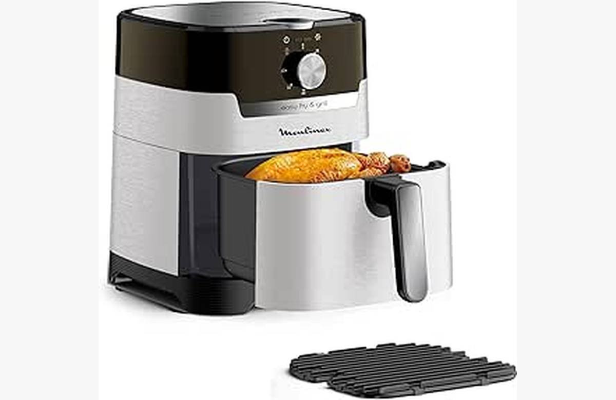 ¡Cocina de forma eficiente y sana con la increíble freidora Moulinex Easy Fry & Grill!