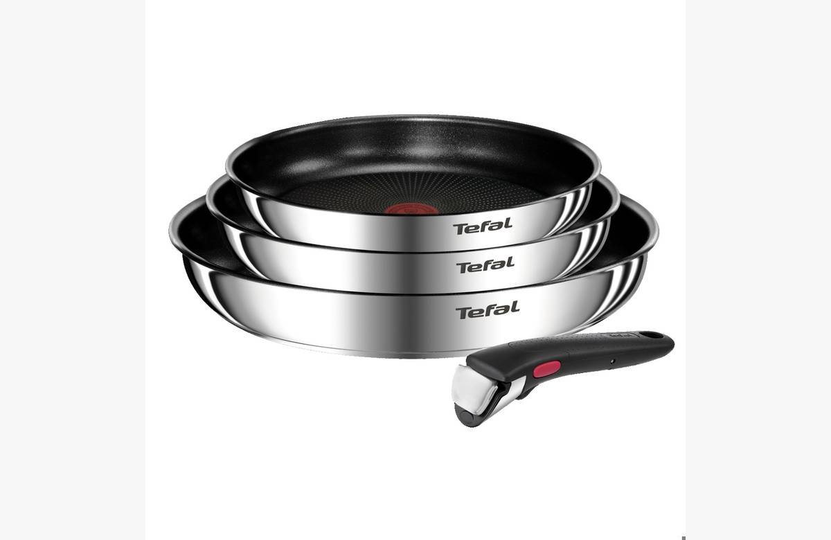 Libera espacio en tu cocina y cocina como un profesional con el set de sartenes Tefal Ingenio Emotion