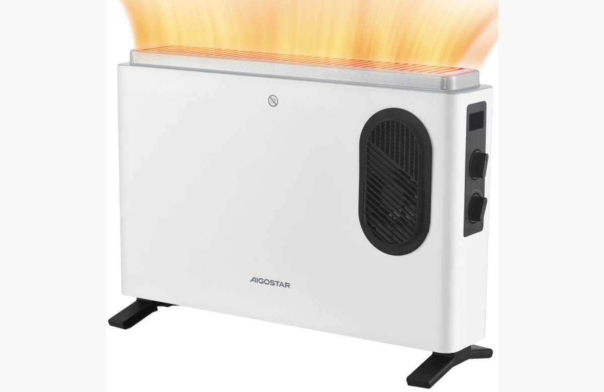 ¡Obtén un 30% de descuento en el calefactor Aigostar Blanc de 2000W! Disfruta de un calor eficiente y ajustable con envío GRATIS