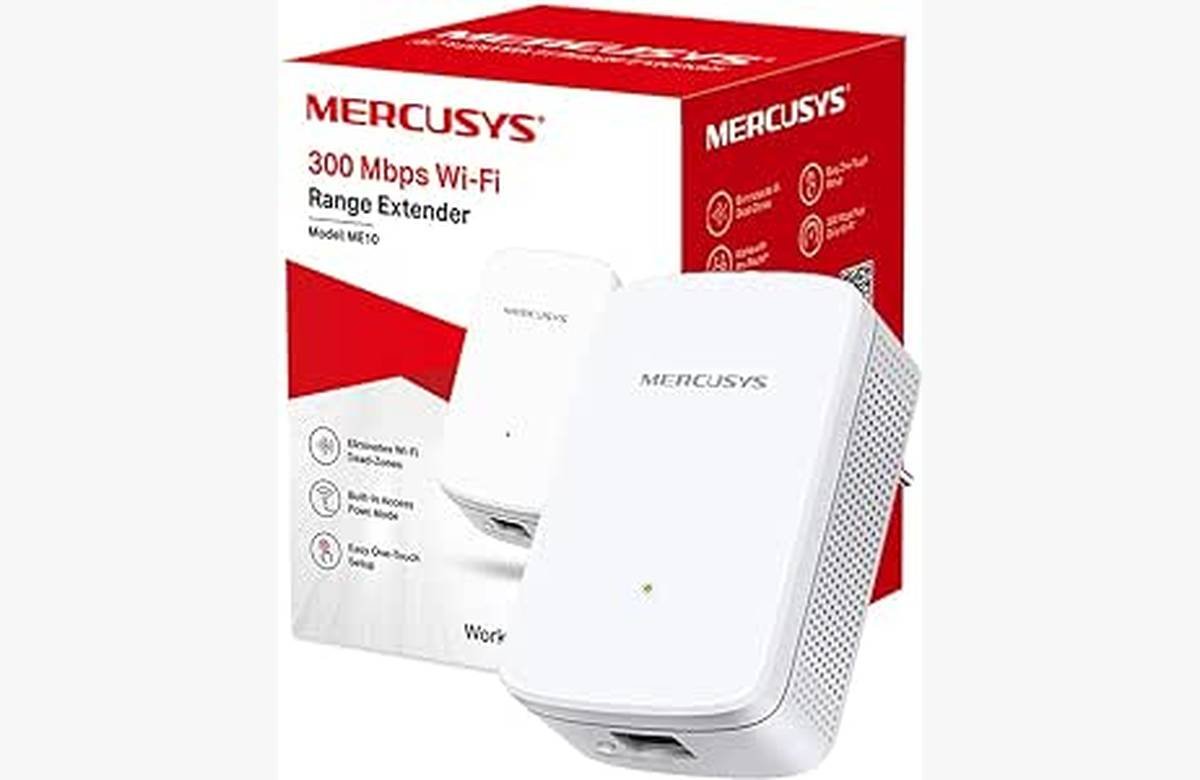 ¡Potencia tu WiFi con el MERCUSYS ME10 Repetidor y mejora tu conexión en todo momento!