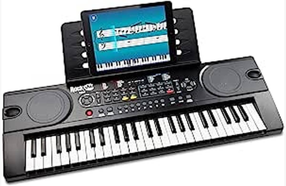 Descubre tu pasión musical con el Piano RockJam de 49 teclas: ¡una oferta que no podrás resistir!