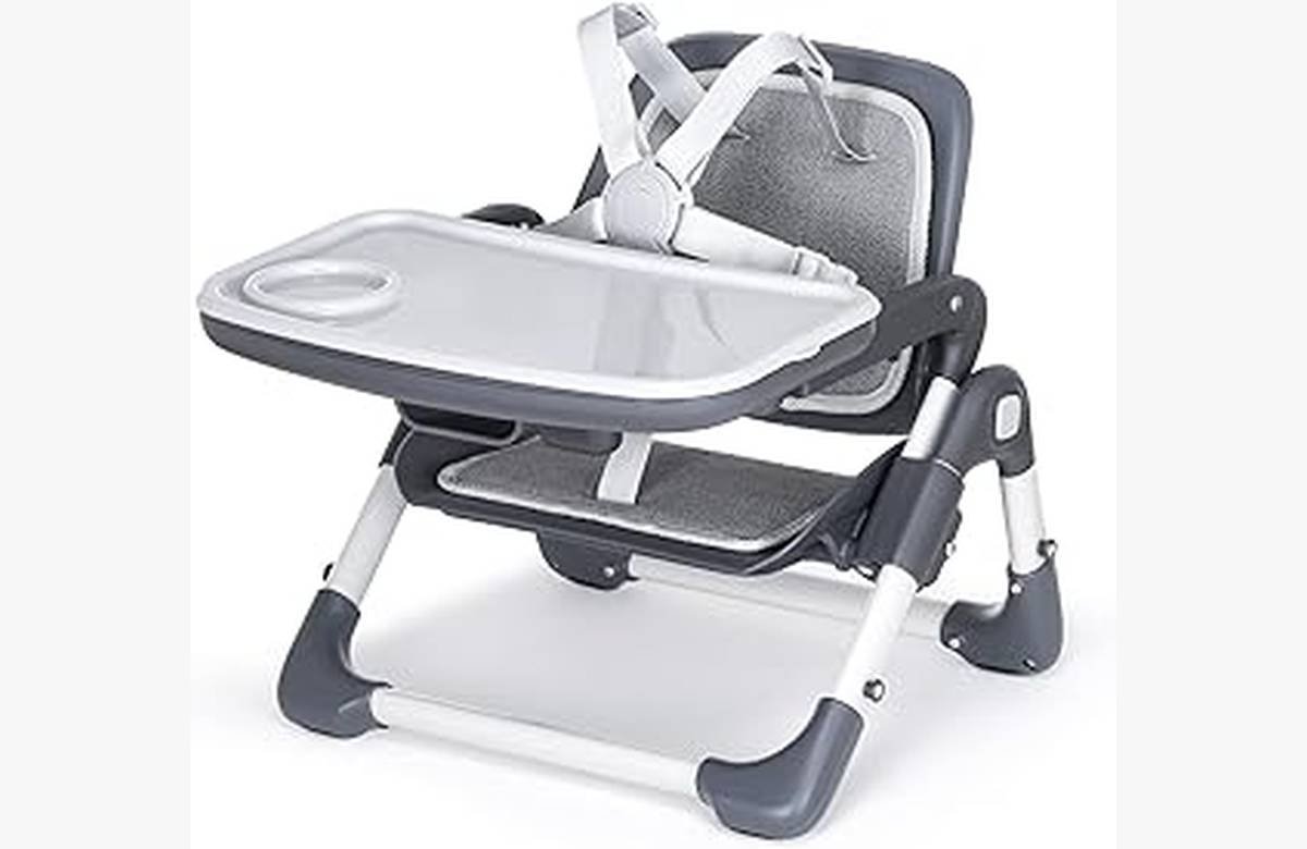 ¡Increíble descuento del 50% en la Trona Portátil para bebé con altura ajustable y bandeja extraíble!