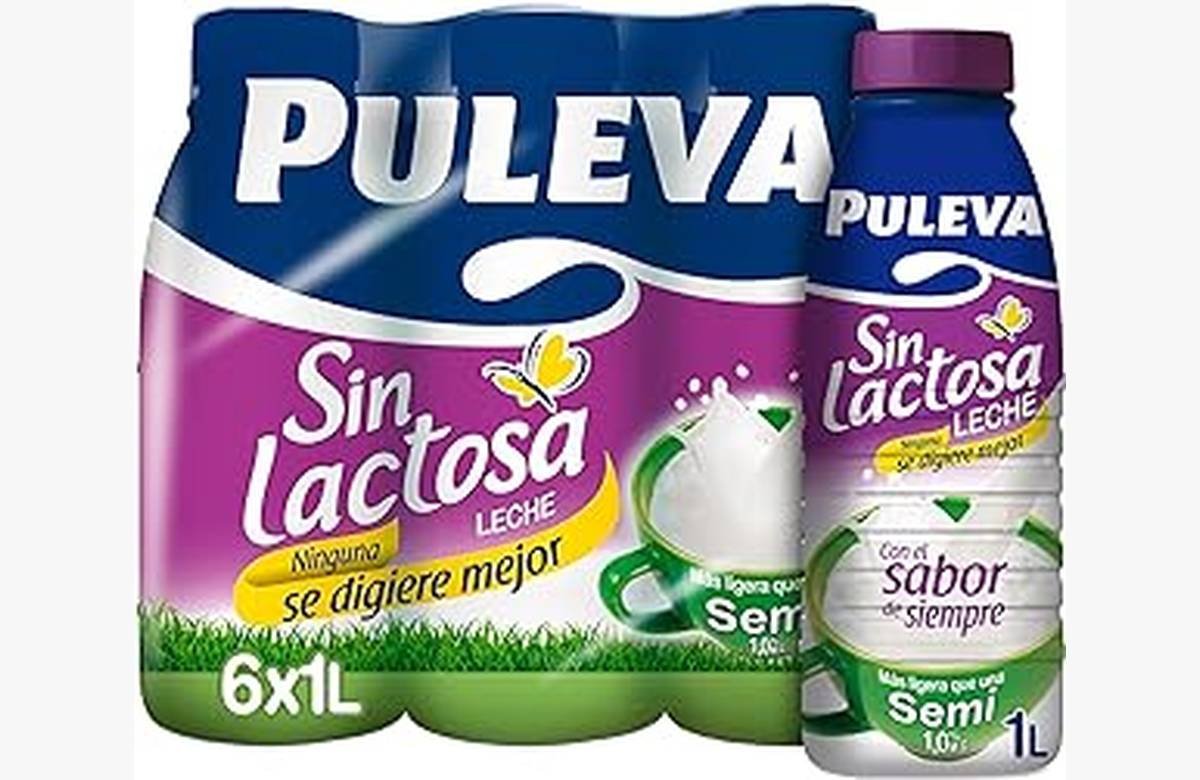 ¡Despierta con energía! Puleva Mañanas Ligeras: Leche sin Lactosa, Semidesnatada, 6 x 1L en oferta. ¡No te lo pierdas!