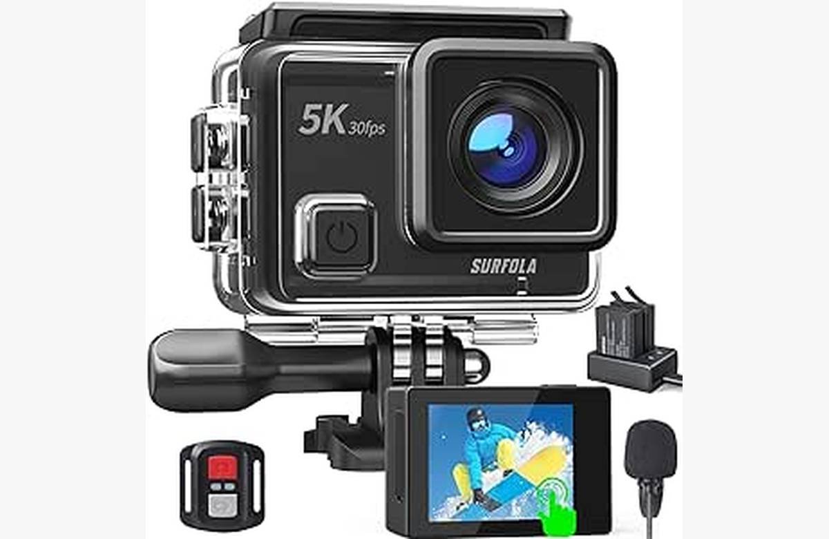 ¡No te quedes sin la cámara deportiva Surfola con un 44% de descuento para inmortalizar tus increíbles aventuras!
