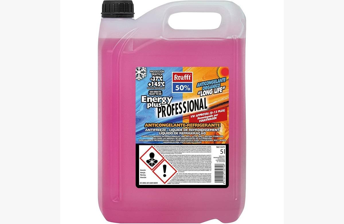 ¡No te quedes sin él! Krafft Anticongelante Coche CC-Energy Plus 50% G12+: La máxima protección para tu vehículo
