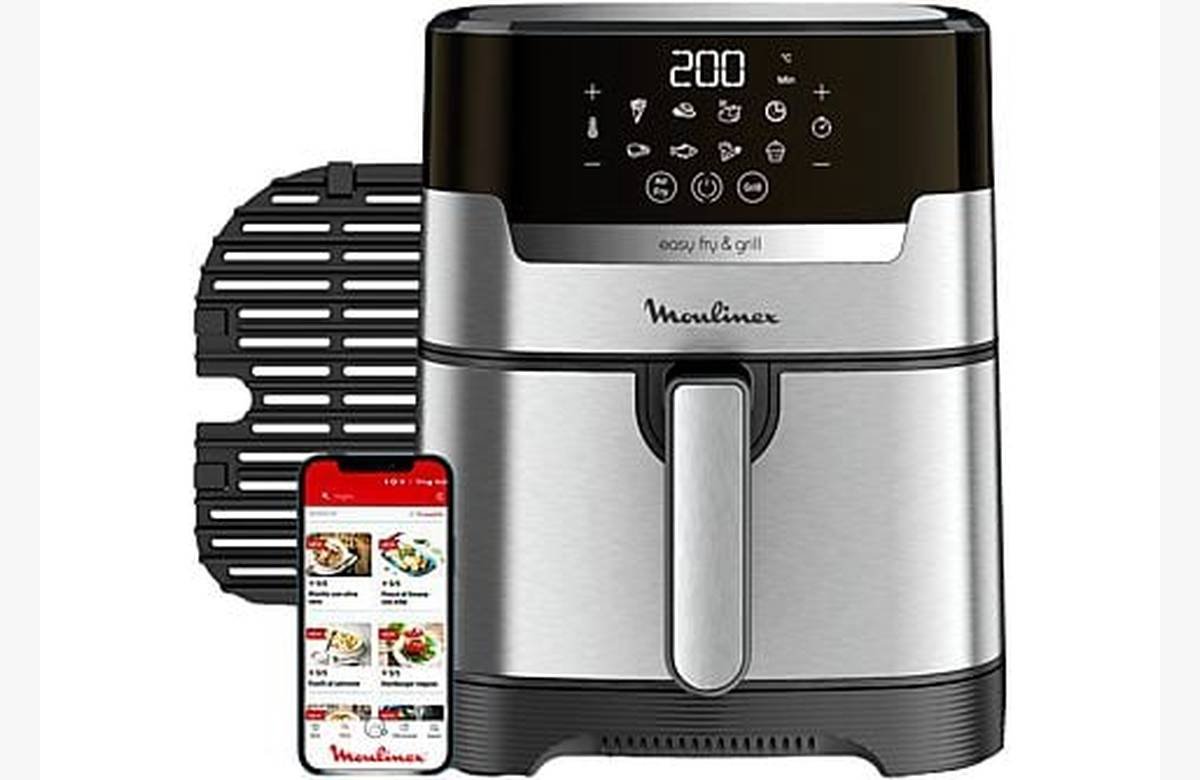 Descubre el secreto para cocinar rápido y sabroso con la súper freidora Moulinex Easy Fry & Grill ¡Precio irresistible!