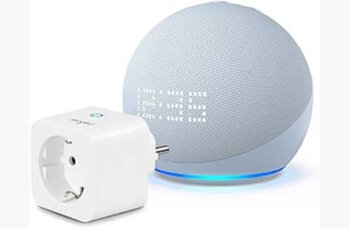 Obtén el dúo definitivo para una casa inteligente: Echo Dot 5.ª gen con reloj y Sengled Smart Plug