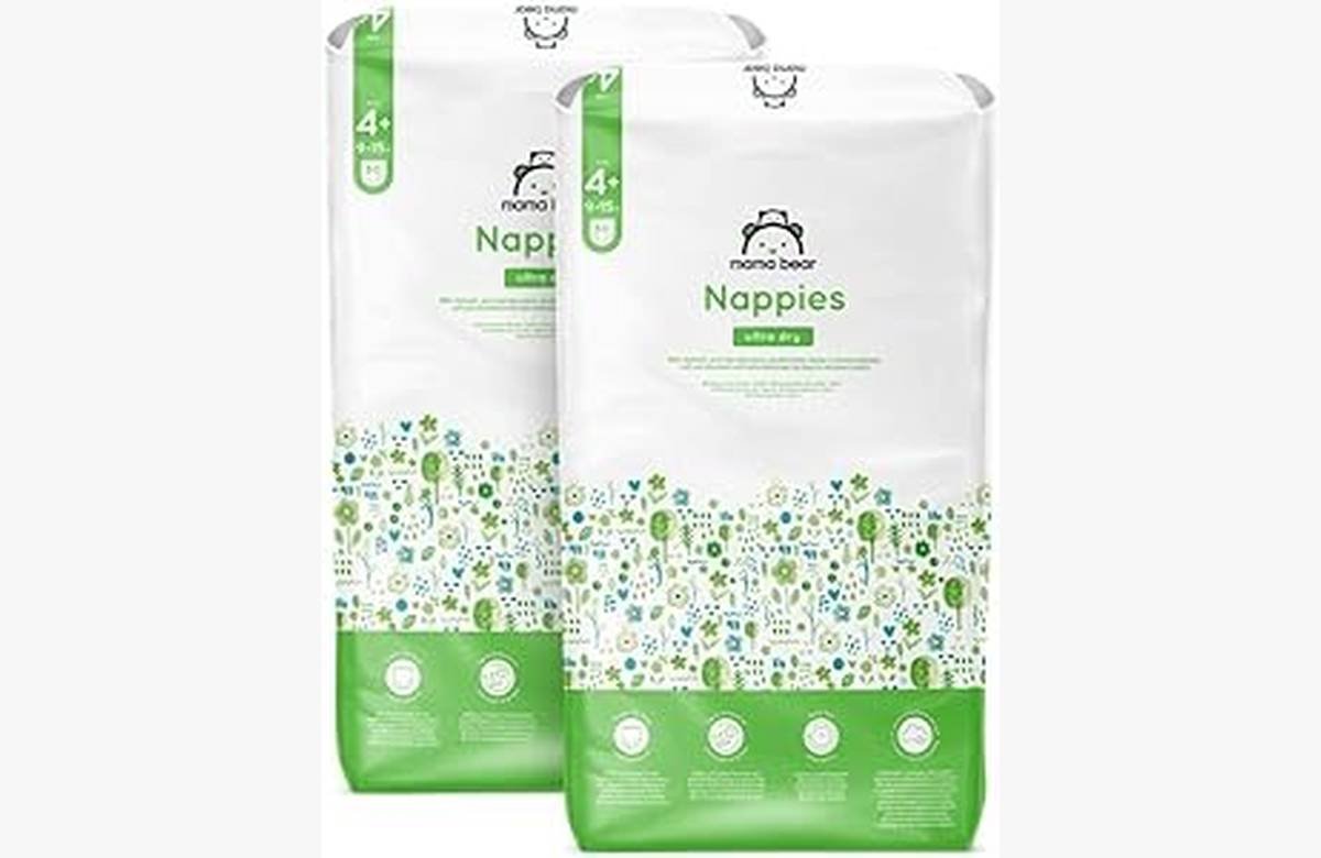 ¡Descubre la oferta irresistible de Mama Bear Pañales ultra-secos, Talla 4+! ¡160 Unidades en 2 paquetes de 80!