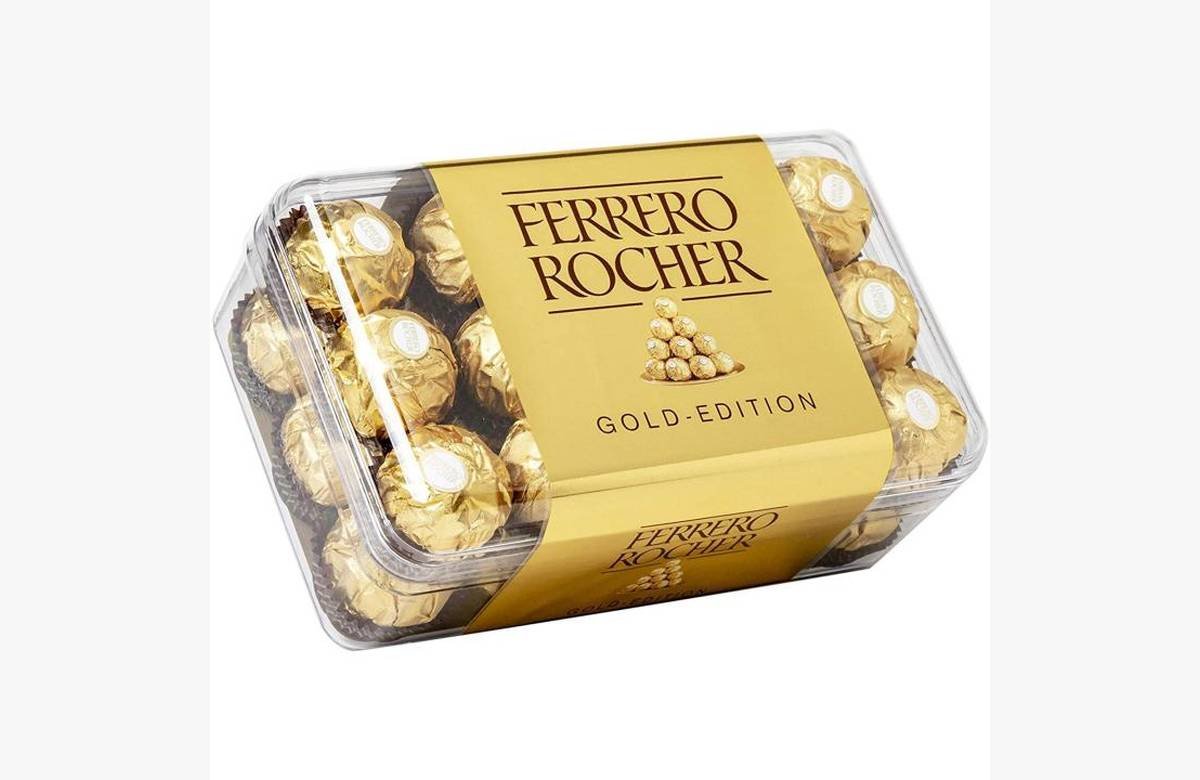 Ferrero Rocher: Delicioso envoltorio de Leche Chocolate y Avellana con Cremoso Relleno ¡a precio increíble!