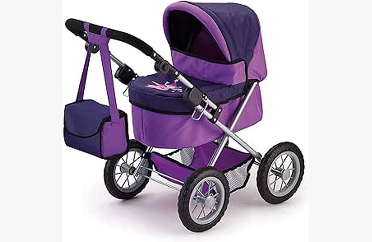 ¡Sorpréndete con este descuento exclusivo! Carro de muñecas Trendy Bayer Design- Plegable y en color lila. ¡No te lo pierdas!
